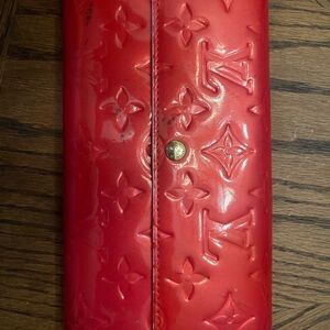 Louis Vuitton Scarlet Vernes Embossed Clutch